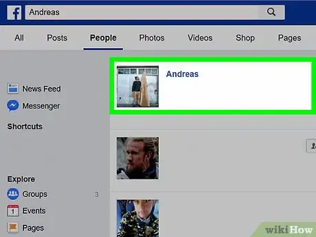 Image titled Find Out Who Has Blocked You on Facebook Step 5