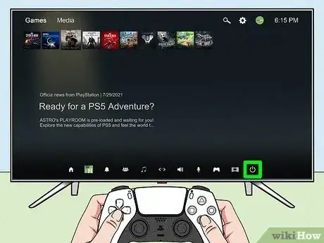 Image titled Put Ps5 in Rest Mode Step 2