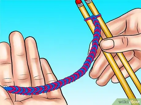 Image titled Make Loom Band Patterns Without the Loom Step 19