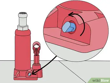 Image titled Add Oil to a Hydraulic Jack Step 2