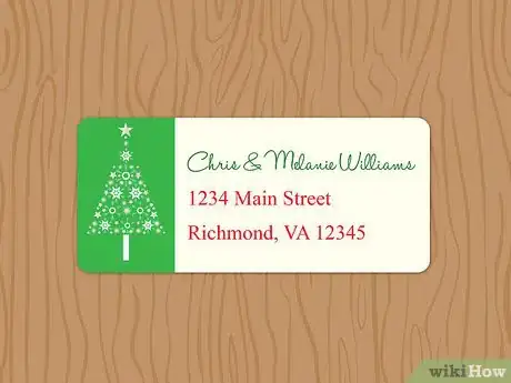 Image titled Address Christmas Card Envelopes Step 16