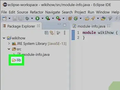 Image titled Add JARs to Project Build Paths in Eclipse (Java) Step 1