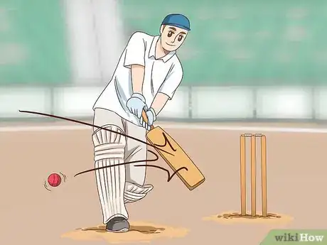 Image titled Bat Against Fast Bowlers Step 7