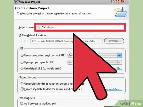 Image titled Write a Java Program With Two Classes Using Eclipse Step 1