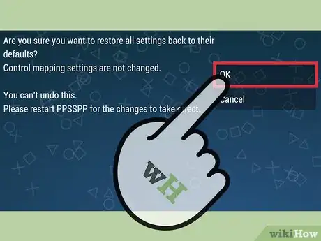 Image titled Restore Default Settings on a PPSSPP Step 6