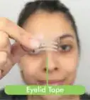 Apply Eyelid Tape