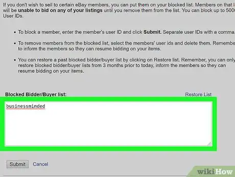 Image titled Block Someone on eBay Step 7