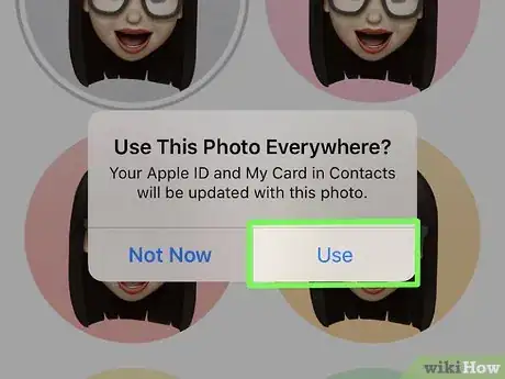 Image titled Set an Avatar on an iPhone Step 8