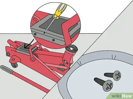 Image titled Add Oil to a Hydraulic Jack Step 3