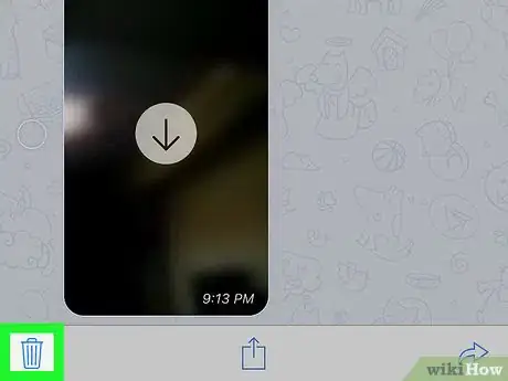 Image titled Delete Messages on Telegram on iPhone or iPad Step 7