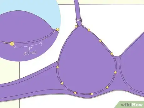 Image titled Make a Mastectomy Bra from a Regular Bra Step 4