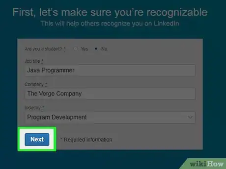 Image titled Create a LinkedIn Account Step 10