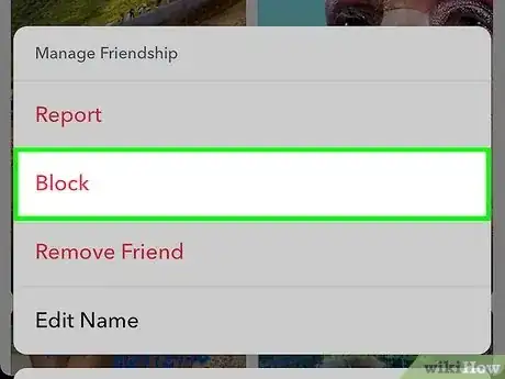 Image titled Block Someone on Snapchat Step 17
