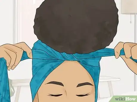 Image titled Wrap Your Hair in a Scarf for Bed Step 10