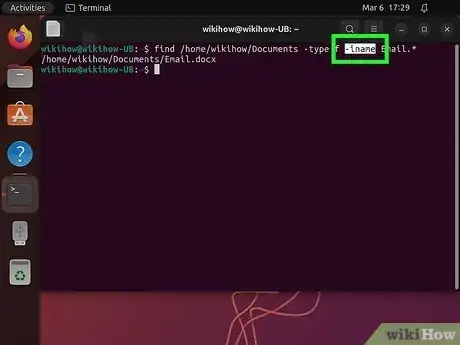 Image titled Find a File in Linux Step 4