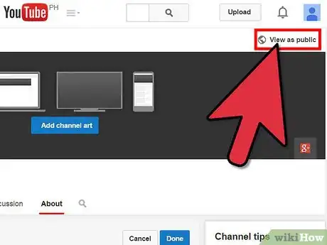 Image titled Add a Description on Your YouTube Channel Step 8