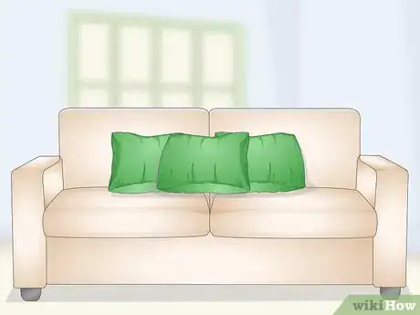 Image titled Decorate a Sofa with Pillows Step 3