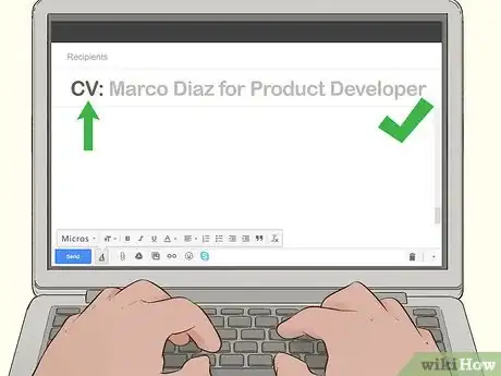 Image titled Write a Subject Line when Sending Your CV by Email Step 2