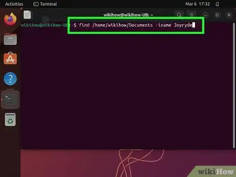 Image titled Find a File in Linux Step 6