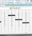 Make a Bingo Game in Microsoft Office Excel 2007