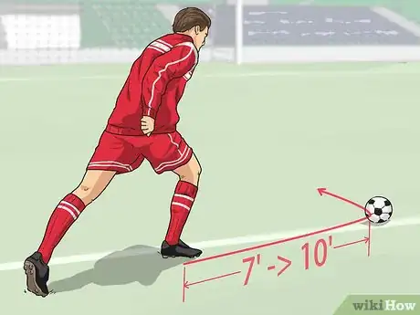 Image titled Curve a Soccer Ball Step 1