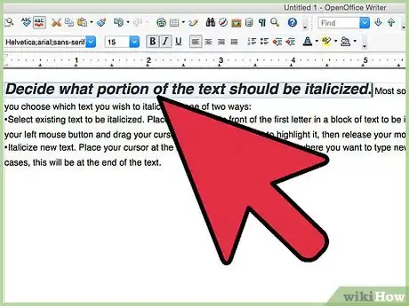 Image titled Italicize Step 3