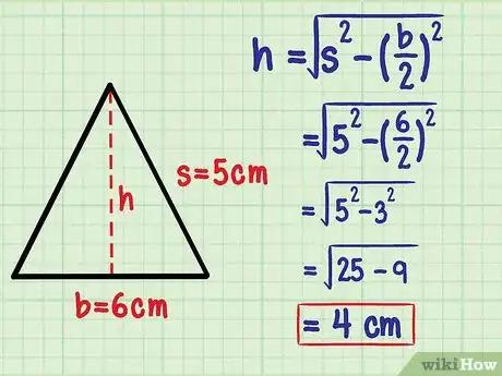 Image titled Find the Area of an Isosceles Triangle Step 8