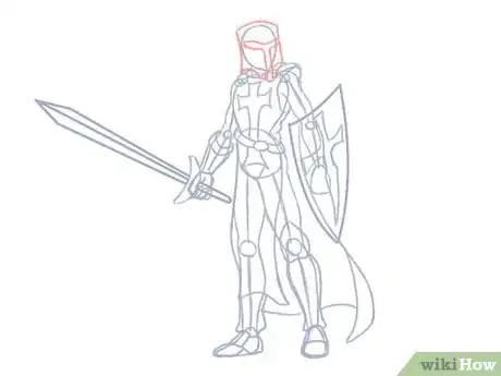 Image titled Draw a Knight Step 5