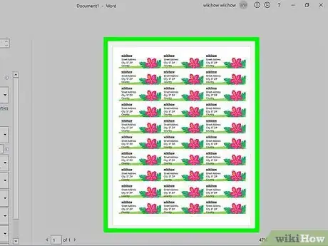 Image titled Print Avery Labels in Microsoft Word on PC or Mac Step 20