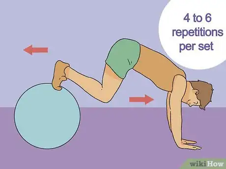 Image titled Strengthen Quads Using a Fitness Ball Step 5