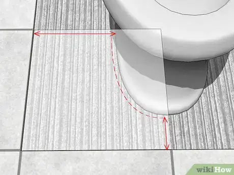 Image titled Cut Tile Around a Toilet Step 3