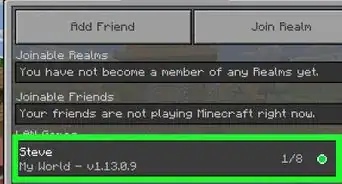 Join Servers in Minecraft PE