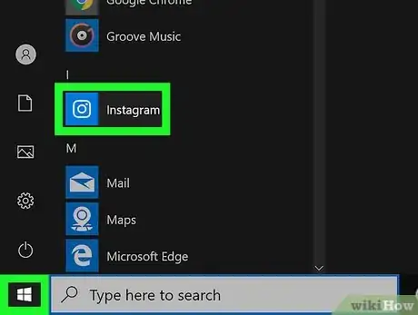 Image titled Access Instagram on a PC Step 1