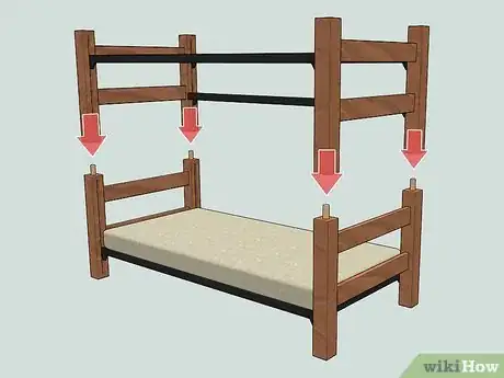 Image titled Raise a Dorm Bed Step 14