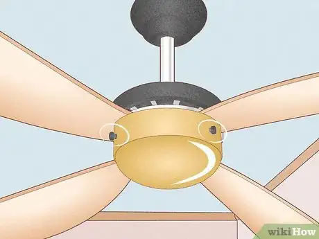 Image titled Replace a Light Bulb in a Ceiling Fan Step 6