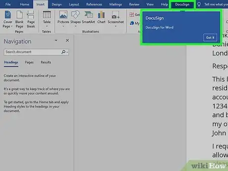 Image titled Add a Digital Signature in an MS Word Document Step 3