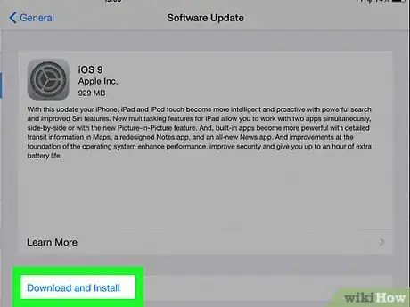 Image titled Update iOS Software on an iPad Step 10