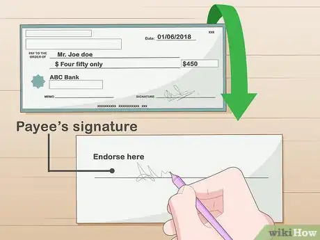 Image titled Cash a Cheque Step 4