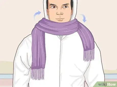 Image titled Wear a Scarf with a Hoodie Step 9