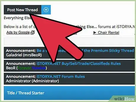 Image titled Post a Thread on a Forum Step 8