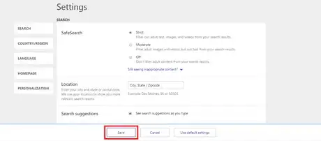 Image titled Activate Safe Search on Bing.png