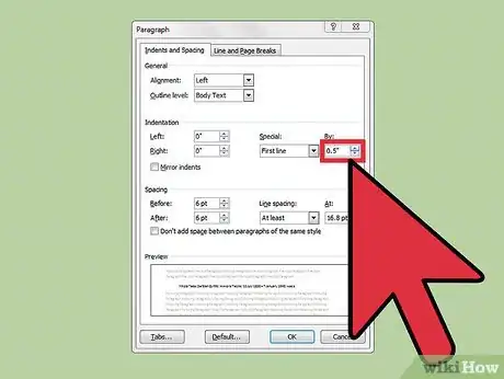 Image titled Indent the First Line of Every Paragraph in Microsoft Word Step 9