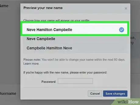 Image titled Change Your Name on Facebook Step 18