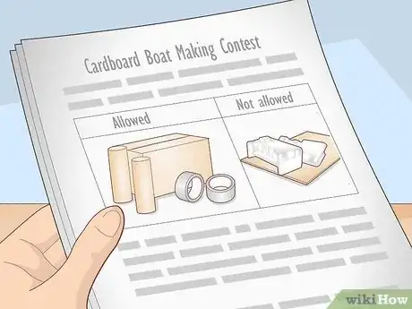 Image titled Build a Cardboard Boat Step 1