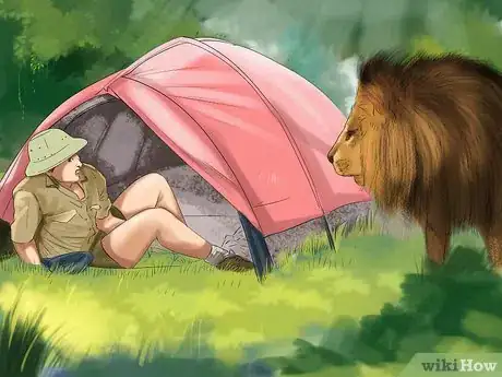 Image titled Survive a Lion Attack Step 1