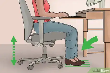 Image titled Set Up an Ergonomically Correct Workstation Step 1