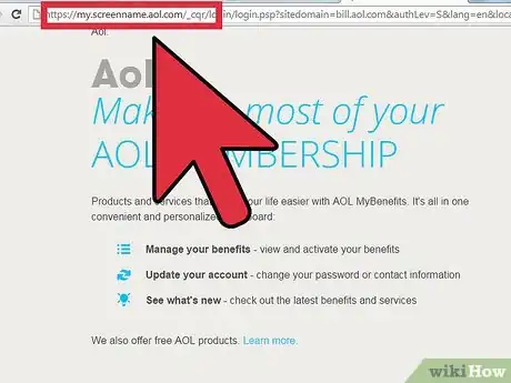 Image titled Add Screen Name to AOL Step 1