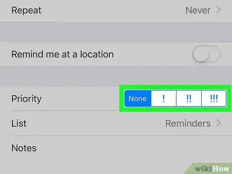 Image titled Set a Reminder on an iPhone Step 8