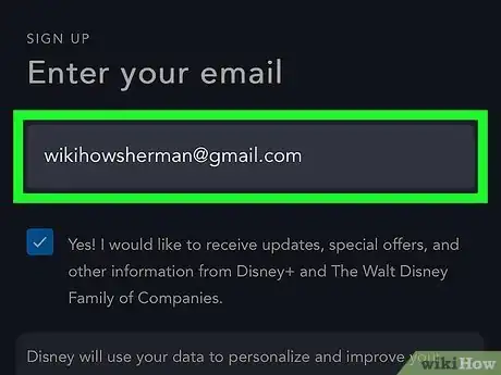 Image titled Sign Up for Disney Plus Step 3