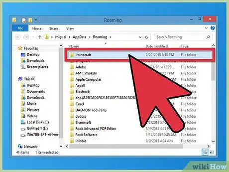Image titled Access Your .Minecraft Folder on the Computer Step 9